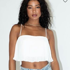 princess polly ARROWHEAD TOP WHITE size 0